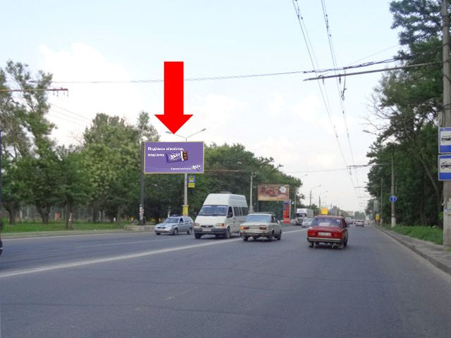 Щит 6x3,  Героев Сталинграда пр., 11, возле супермаркета "Metro", АЗС "Formula", в центр