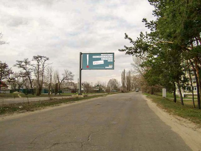 Щит 6x3,  пгт Купянск-Узловой, въезд, поворот на Ковшаровку, Садовая ул., 188, в центр