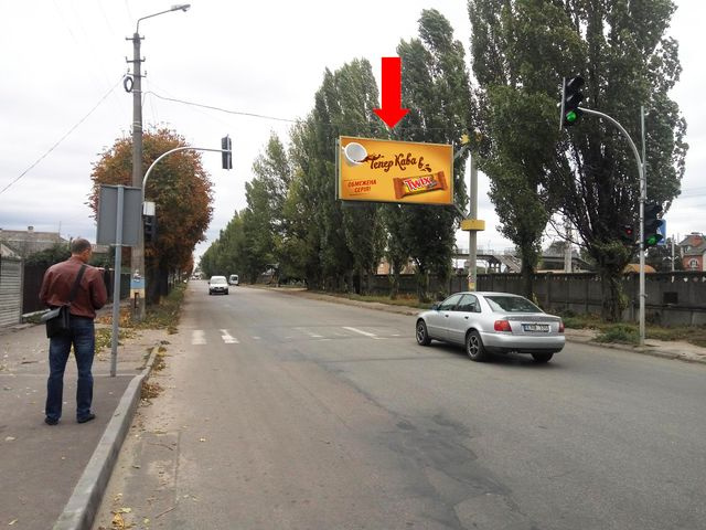 Щит 6x3,  Сквирское шоссе, возле ж/д перехода