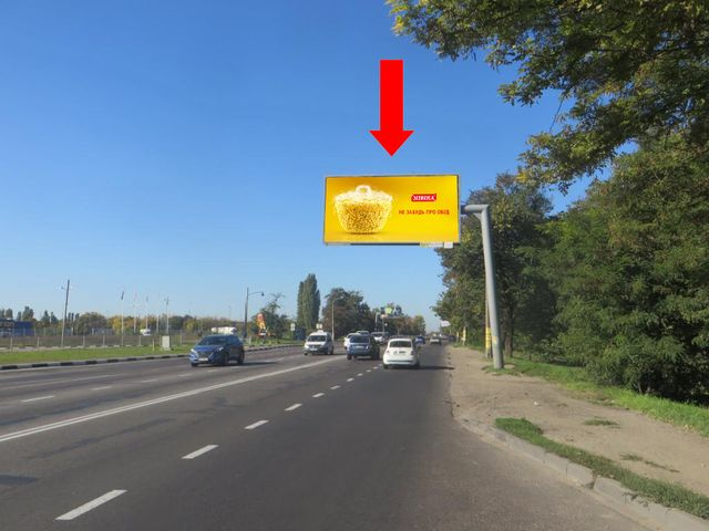 Щит 6x3,  Овидиопольская дорога,  возле супермаркетов "Шестой элемент", "METRO" (флажок)