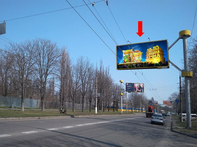 Щит 6x3,  Пугачева ул.  (бывш. Московская ул.) / ул. Киевская, возле АЗС