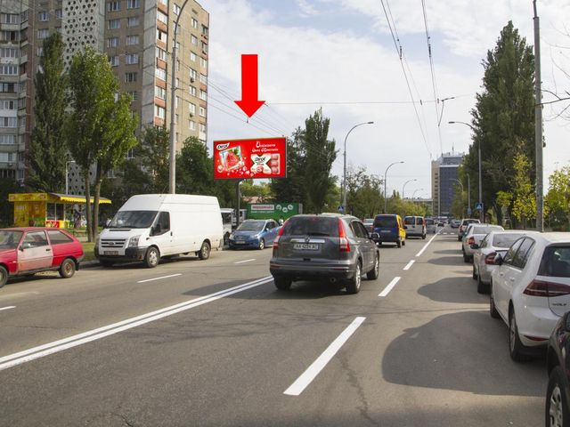 Щит 6x3, Иорданская ул. (бывш. Гавро ул.), 4 - ул. Архипенко (бывш. М. Залки), в сторону пр. Бандеры Щит 6x3, Иорданская ул. (бывш. Гавро ул.), 4 - ул. Архипенко (бывш. М. Залки), в сторону пр. Бандеры
