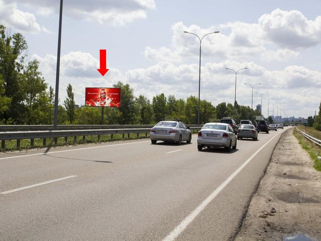 Щит 6x3,  Богатырская ул., в сторону супермаркета "Эпицентр", центра