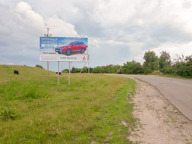 Щит 6x3,  въезд в город со стороны Гопчицы
