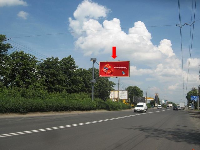 Щит 6x3,  Ровенская ул., возле АЗС "БРСМ", из центра