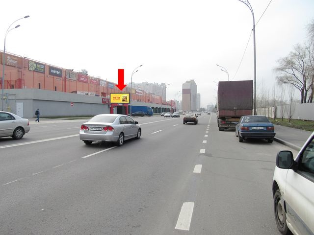 Беклайт 6x3,  Здолбуновская ул, 15, возле супермаркетов "Ашан", "Фокстрот", в сторону пр. Григоренка, Днепровской набережной