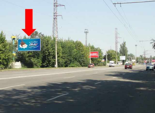 Щит 6x3,  Зиньковская ул., 16 / Вильямса ул., из центра