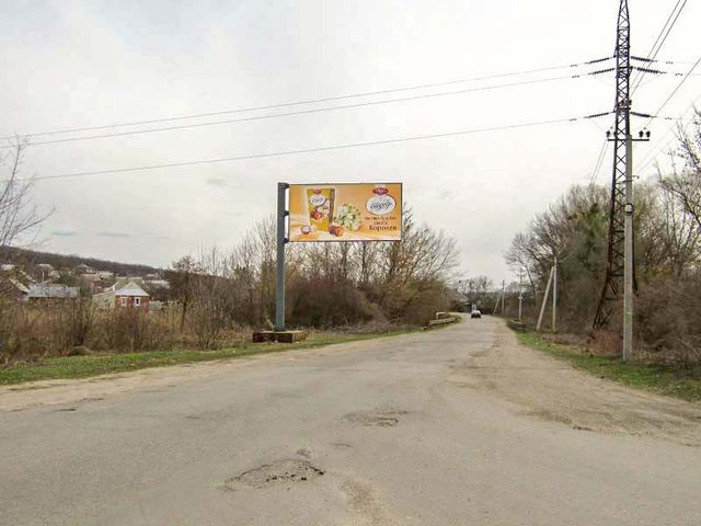 Щит 6x3,  пгт Буды, Бджостанция, Будянская ул. - Чкалова пер., из города