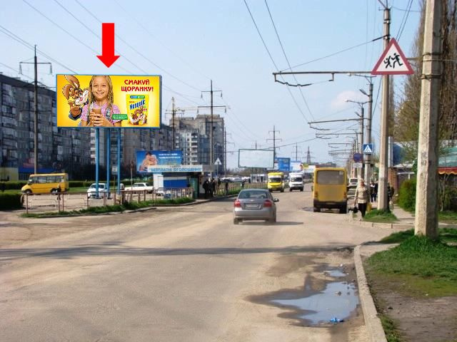 Щит 6x3, Попова ул. / Героев Украины ул. (бывш. Героев Сталинграда ул.), возле рынка "Август" Щит 6x3, Попова ул. / Героев Украины ул. (бывш. Героев Сталинграда ул.), возле рынка "Август"