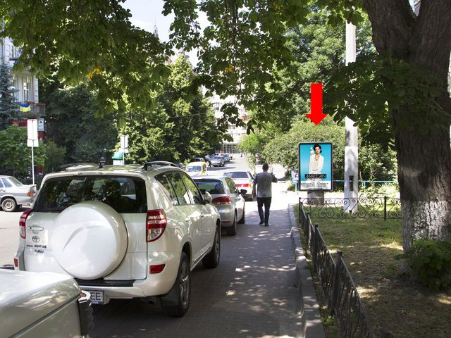 Сітілайт 1.2x1.8,  Хмельницкого ул., 94, напротив отеля "Опера", в сторону ул. Гончара