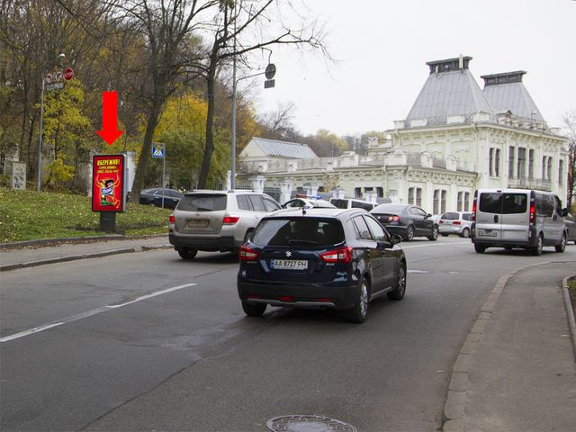 Сітілайт 1.2x1.8,  Парковая дорога ул., 3/5, за КВЦ "Парковый", поворот на ресторан "Курени", в сторону ул. Грушевского, Европейской пл.