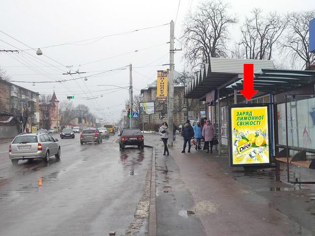 Сітілайт 1.2x1.8,  Кульпарковская ул. 95, (ост. "Кульпарков"), в центр