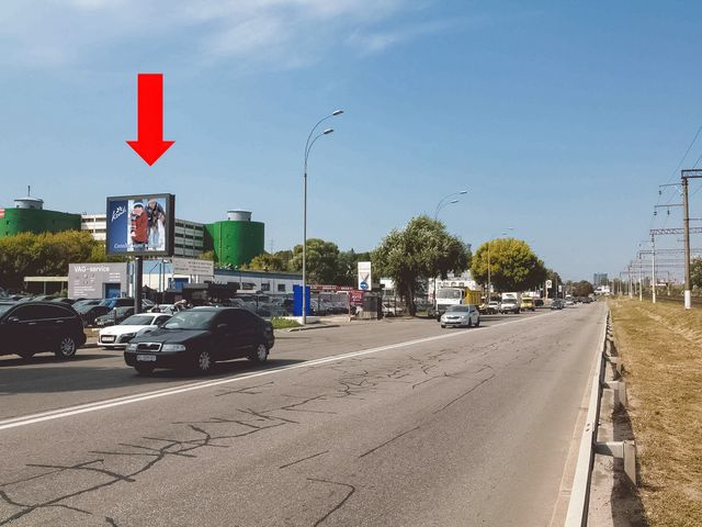 Беклайт 3.14x2.3,  Гринченко ул., 18, возле автосалонов, напротив ТРЦ "Ocean Plaza", в сторону центра