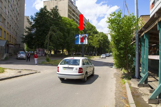 Щит 3.14x2.3,  Выборгская ул., 1, КПИ, в сторону ул. Гетьмана