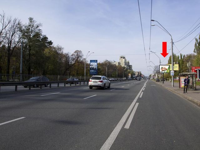 Скролл 3.14x2.3,  Победы пр., 34, возле Медуниверситета им. Богомольца, в сторону ст. м. «Шулявская», из центра