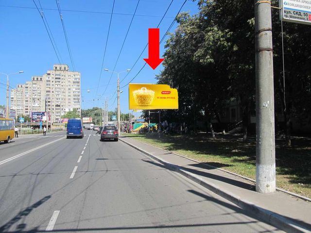 Щит 6x3,  СКД ул. / Харьковская ул., возле рынка "СКД"