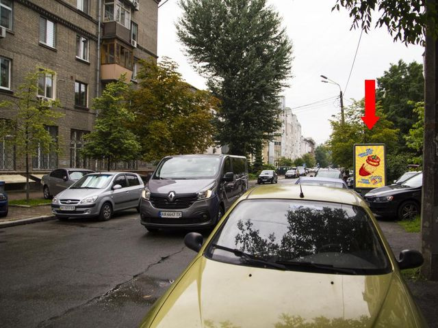 Сітілайт 1.2x1.8,  Туровская ул. - ул. Почайнинская, в сторону ст.м. "Тараса Шевченко"