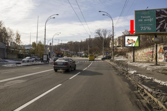 Скролл 3.14x2.3,  Протасов Яр ул. / пер. Докучаевский, в сторону ул. Соломенской
