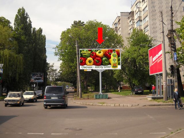 Щит 6x3,  Добровольского ул. / Благовестная ул., в сторону супермаркета "Премьер"
