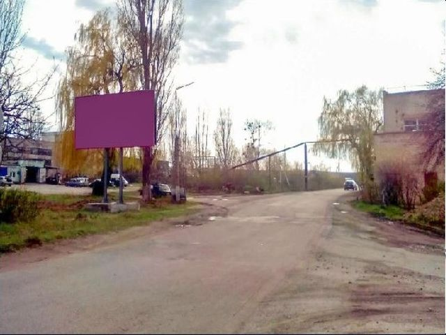 Щит 6x3,  выезд из города, перекресток, в сторону Тростянца