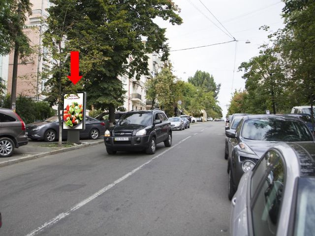 Сітілайт 1.2x1.8,  Владимирская ул., 42/78 - ул. Саксаганского, в сторону ул. Толстого