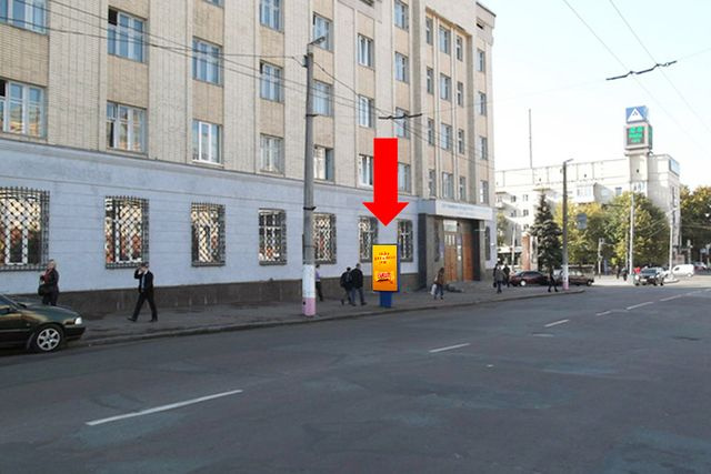 Сітілайт 1.2x1.8,  Победы пл., 2, возле Налоговой