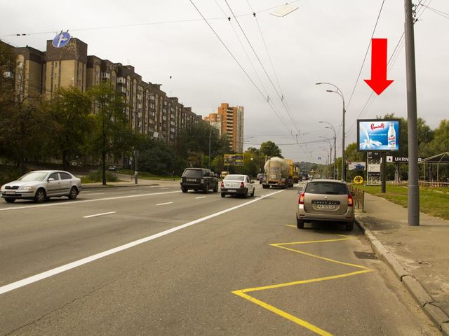 Скролл 3.14x2.3,  Лобановского пр. (бывш. Краснозвездный пр.), 115, возле АЗС "Укрнафта", в сторону Севастопольская пл.