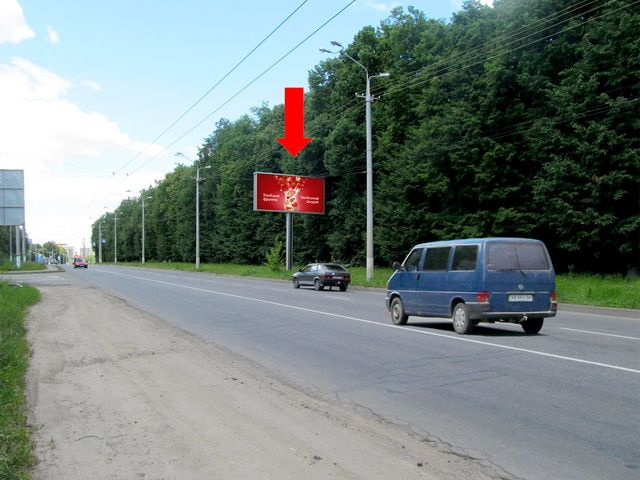 Щит 6x3,  Гниванское шоссе, котеджный городок "Царское село", из центра