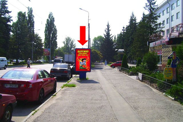 Сітілайт 1.2x1.8,  Холоменюка ул., 6, возле "КийАвиа", гостиницы "Зори"