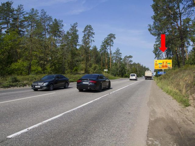 Щит 6x3,  Гостомельское шоссе, 3 км. от Киева, в сторону Ирпеня, Гостомеля, Бучи