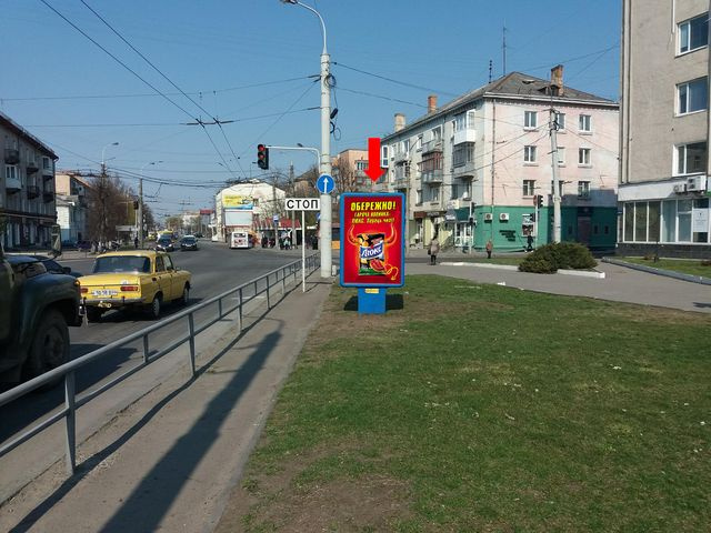 Сітілайт 1.2x1.8,  Ковельская ул. / Хмельницкого ул., возле гастронома "Зося"