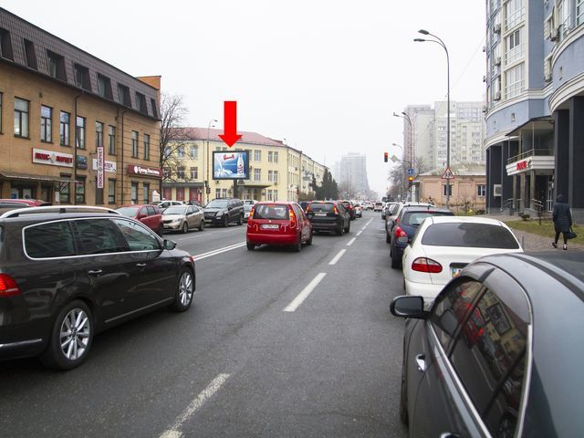 Скролл 3.14x2.3,  Малевича ул., 86 - ул. Байковая, на светофоре, в сторону ул. Федорова