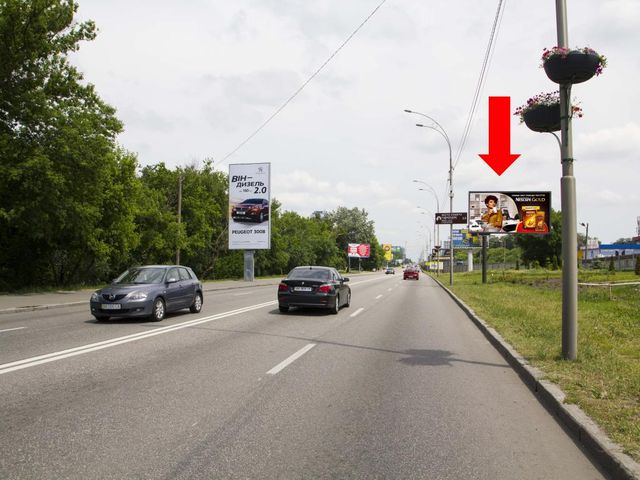 Призма 6x3,  Броварской пр., за мостом метро, 300 м ст. м. "Гидропарк", из центра