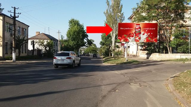 Щит 6x3,  Богоявленский пр. (бывш. Октябрьский пр.) / Ольшанцов ул., в центр