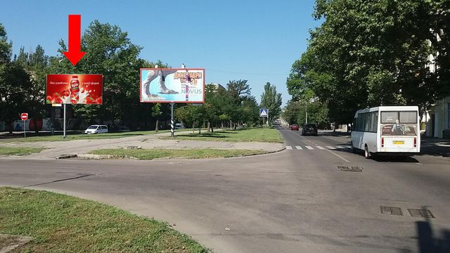 Щит 6x3, Центральный пр. (бывш. Ленина пр.) / Инженерная ул., возле ТРЦ "City Center", в центр Щит 6x3, Центральный пр. (бывш. Ленина пр.) / Инженерная ул., возле ТРЦ "City Center", в центр