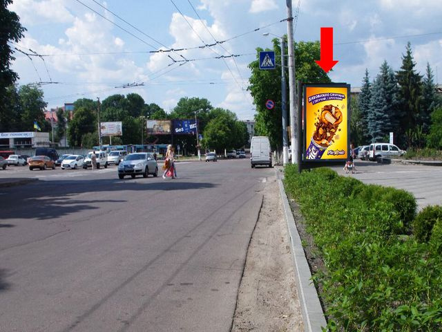 Сітілайт 1.2x1.8,  Победы пл. / ул. Театральная, возле кассы "КийАвиа"