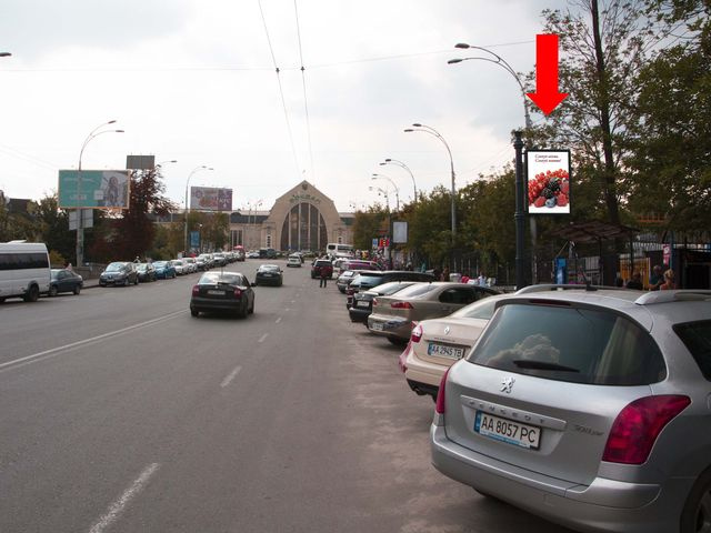 Сітілайт 1.2x1.8,  Петлюры ул., 25, возле автостанции "Киев", в сторону McDonald's, Центрального ж/д вокзала