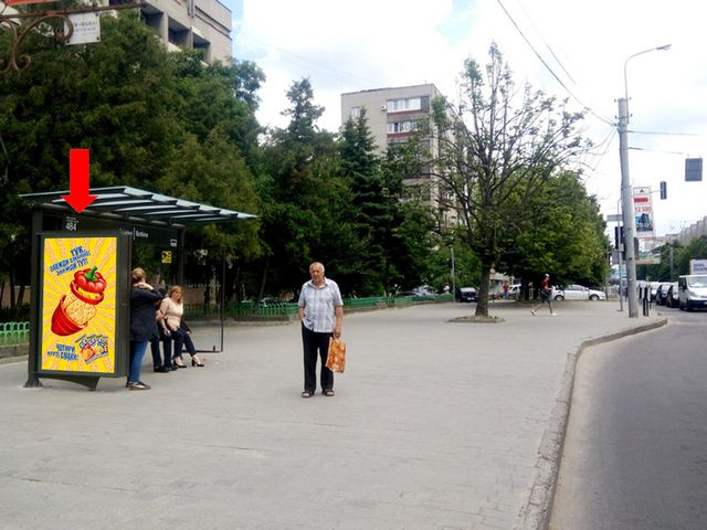 Сітілайт 1.2x1.8,  Великого В. ул., 50, ост. "Боткина", в сторону ул. Княгини Ольги