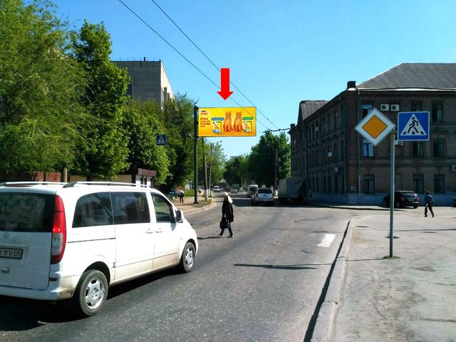 Щит 6x3,  Б. Гончаровская ул., 33, в сторону Конева ул.
