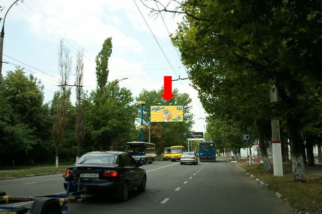 Щит 6x3, Кулика ул. / Тираспольская ул., возле АЗС "Лукойл", гусь, над дорогой Щит 6x3, Кулика ул. / Тираспольская ул., возле АЗС "Лукойл", гусь, над дорогой