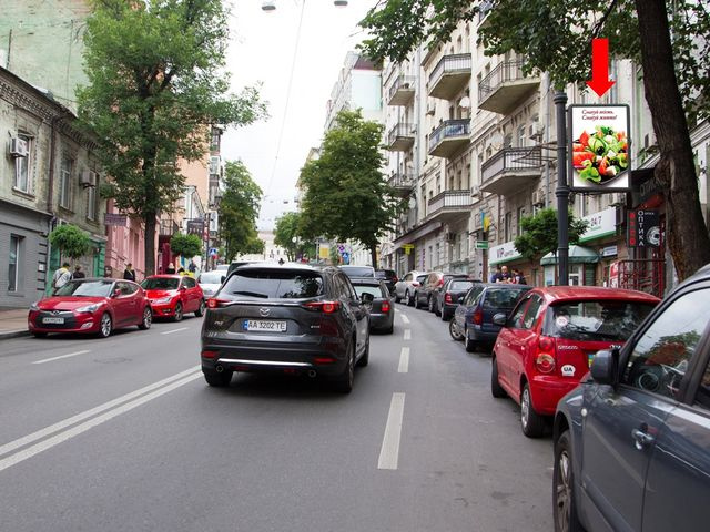 Сітілайт 1.2x1.8,  Михайловская ул., 16, в сторону Михайловской пл.