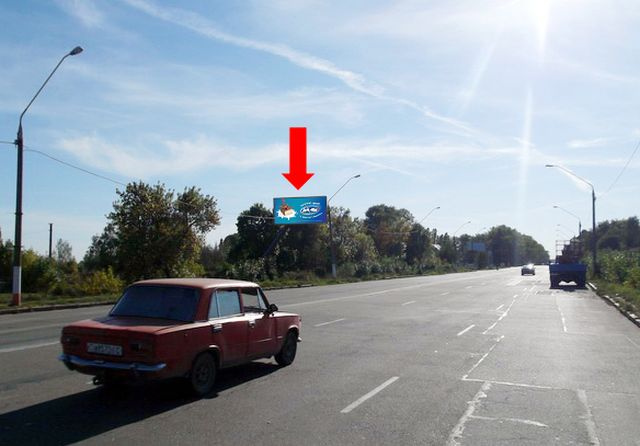 Щит 6x3,  Киевское шоссе, возле АЗС "Лукойл", въезд в Житомир