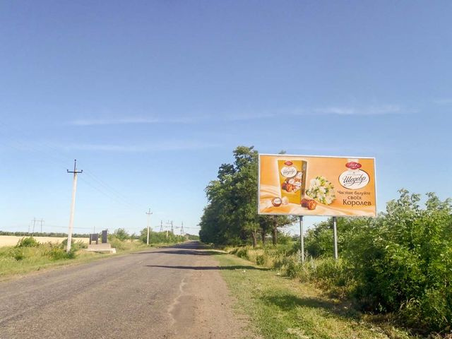 Щит 6x3,  пгт Васильковка, (2), въезд со стороны Григоровки