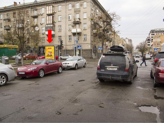 Сітілайт 1.2x1.8,  Спасская ул., 13 - ул. Волошская, в сторону Набережной