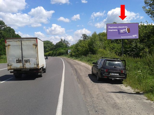 Щит 6x3,  Трасса Киев-Львов, с. Дубляны, в сторону Киева