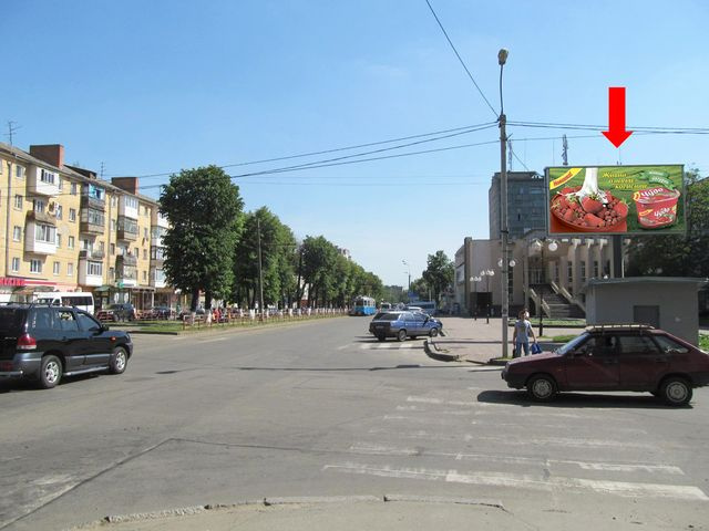 Щит 6x3,  Замостянская ул. (бывш. 50-летия Победы ул.) / Острожского ул., возле ЗАГСа