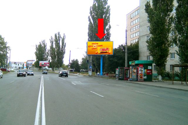 Щит 6x3,  Полтавская ул., 73, возле супермаркета "АТБ"
