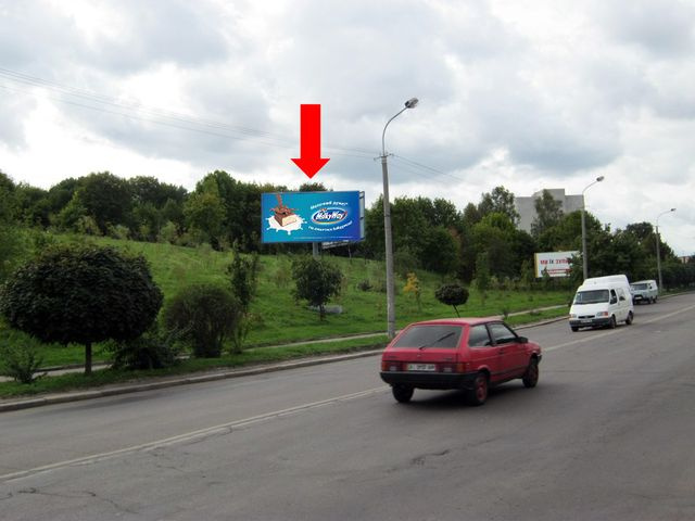 Щит 6x3,  Литовская ул. / Кавказская ул., возле парка "Еврейка", в центр