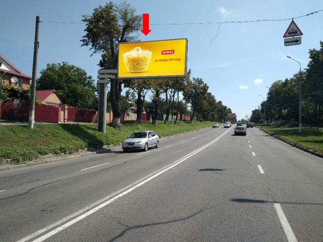 Щит 6x3,  Хмельницкое шоссе ул., 72 / Ратушной ул., в центр