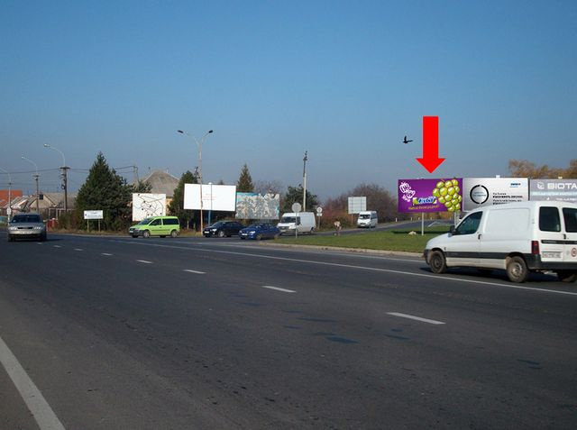 Щит 6x3,  Въезд в город со стороны Мукачево, начало ул. Гагарина Ю.